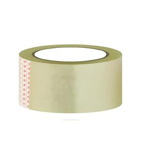 Pack Of 1 Adhesive Transparent Cello Tape - 65 Meters in Length - 48mm / 2" Width BOPP Industrial Packaging Tape for E-Commerce Box Packing, Office and Home use